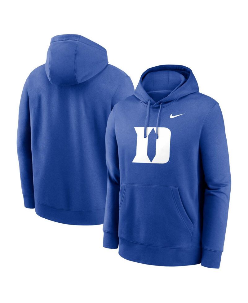 Men's Royal Duke Blue Devils Primetime Evergreen Club Fleece Pullover Hoodie