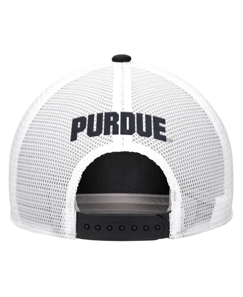 Men's Black Purdue Boilermakers 2026 On-Field Rope Adjustable Trucker Hat
