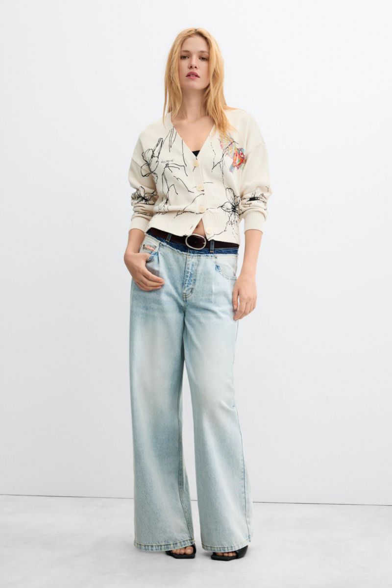 Women's Floral print cardigan