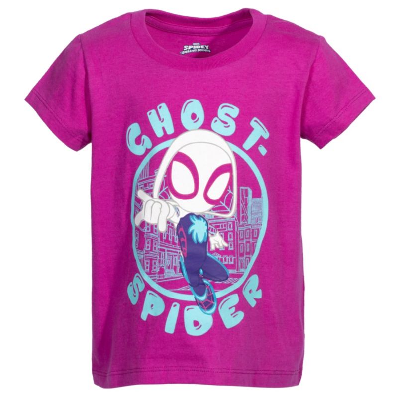 Toddler Girls Marvel 2 Pack T-Shirts