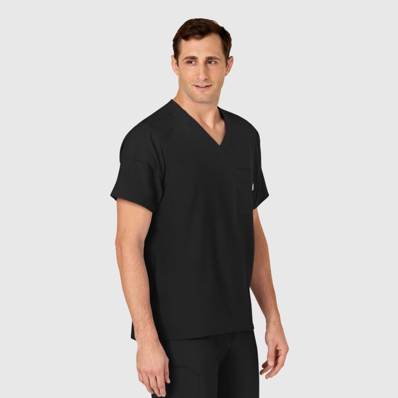 Men's W123 V-Neck Scrub Top