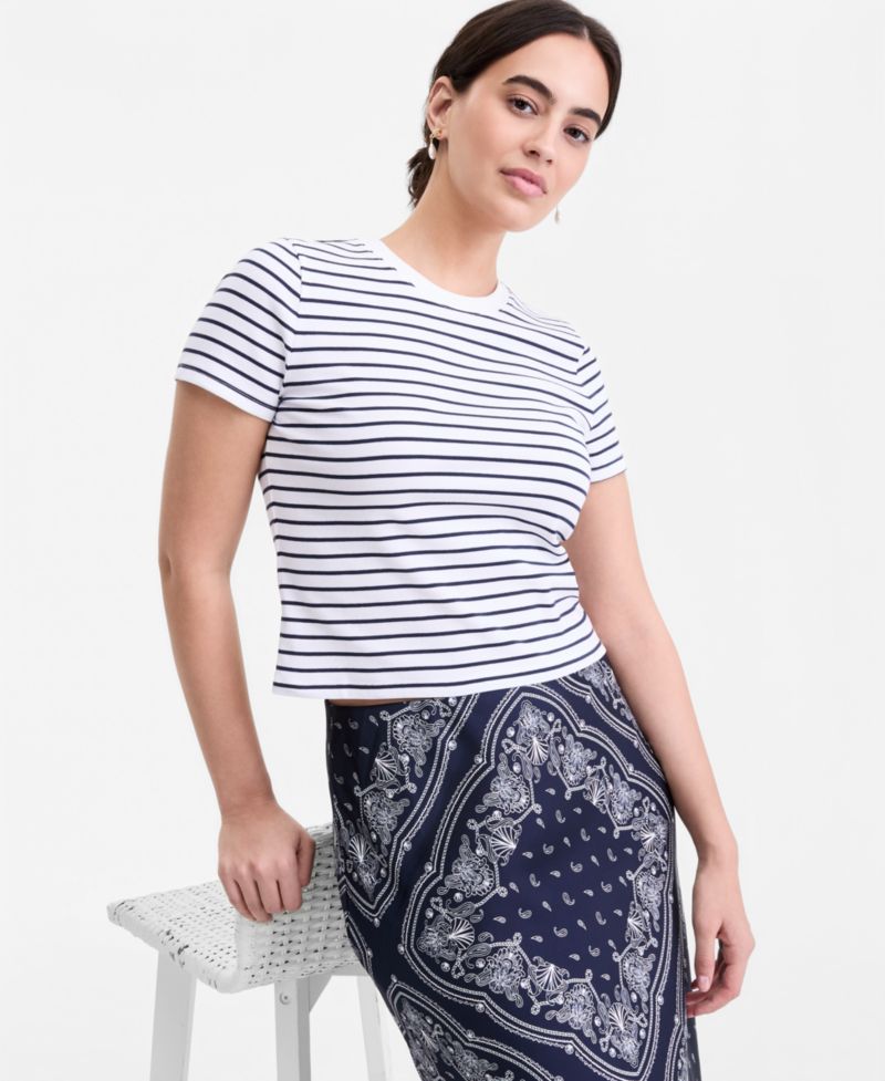 Women's Cropped Meet and Greet Short-Sleeve T-Shirt