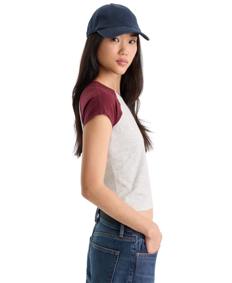 Women's Raglan Short-Sleeve Crewneck T-Shirt