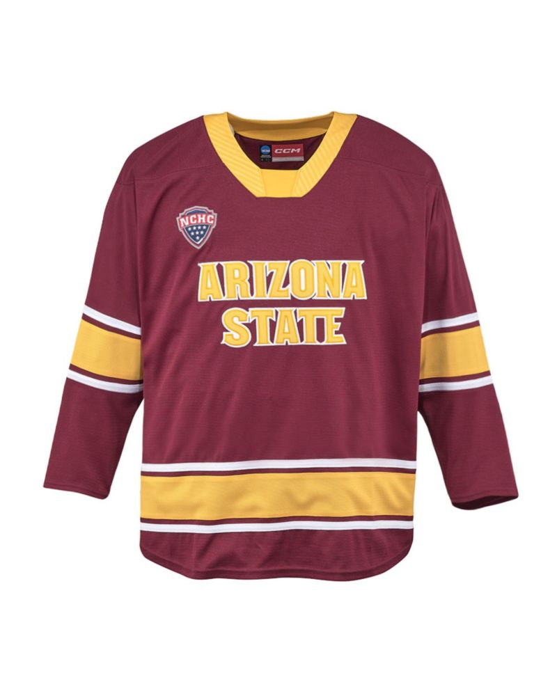 Men's Maroon Arizona State Sun Devils Replica Hockey Jersey