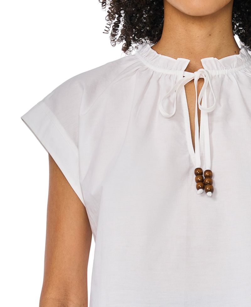 Women's Rolled-Up Short-Sleeve Top