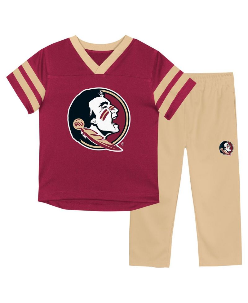 Baby Boys and Girls 2-Piece Florida State Seminoles Red Zone Jersey and Pants