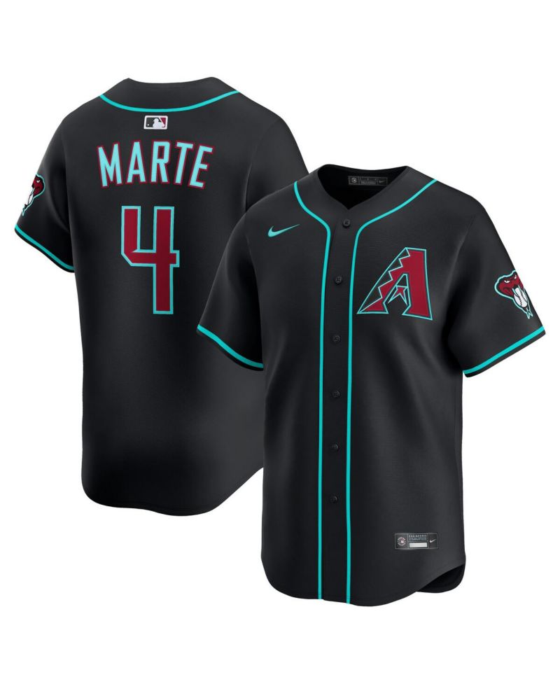 Men's Ketel Marte Black Arizona Diamondbacks Alternate Limited Jersey
