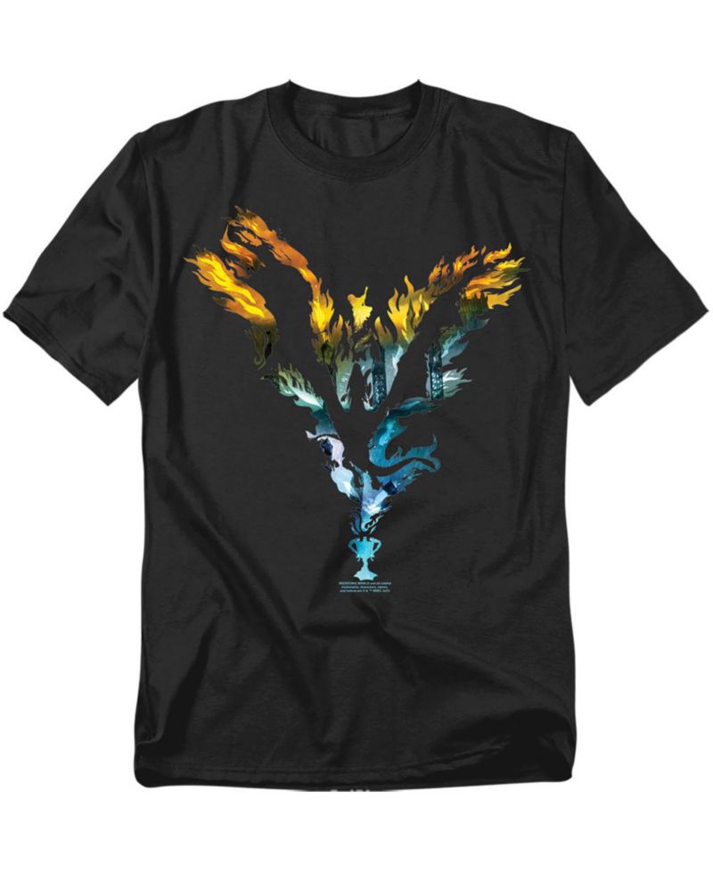 Big & Tall Goblet of Fire Dragon Flames Graphic T-Shirt