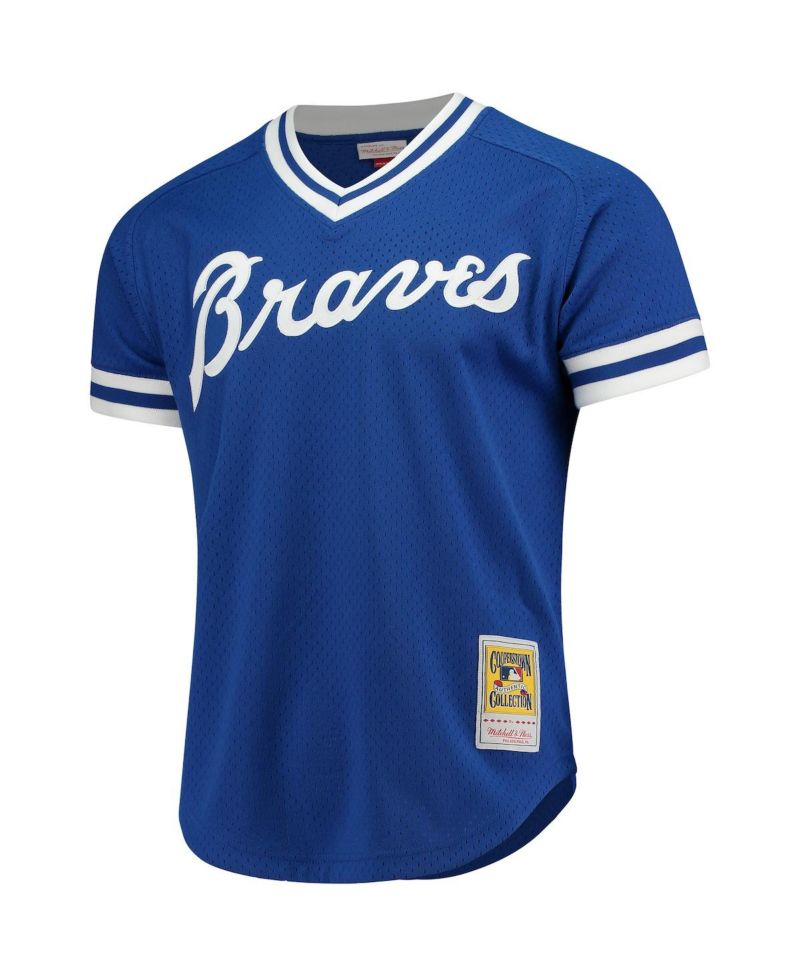 Men's Dale Murphy Royal Atlanta Braves Cooperstown Mesh Batting Practice Jersey