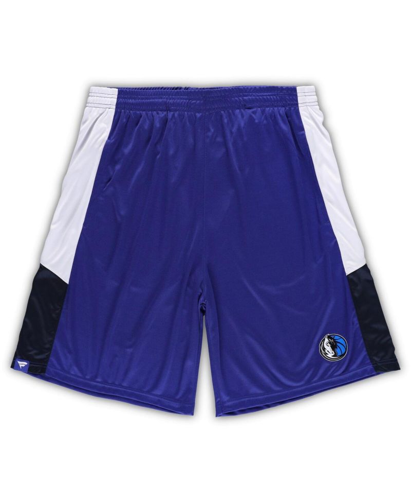 Men's Blue Dallas Mavericks Big and Tall Champion Rush Practice Shorts
