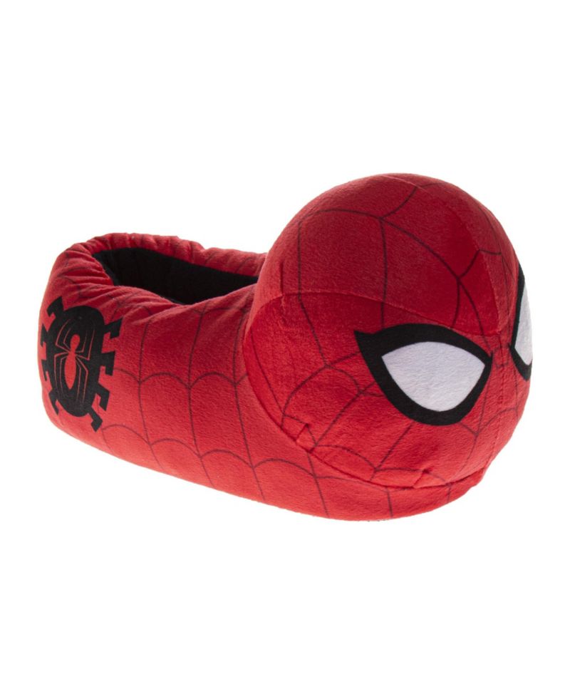 Spiderman Kids' Slippers Cozy, Plush, and Fun House Footwear Toddler Little Kid