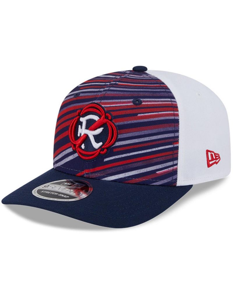 Men's Navy/White New England Revolution 2025 Third 9SEVENTY Stretch Snap Hat