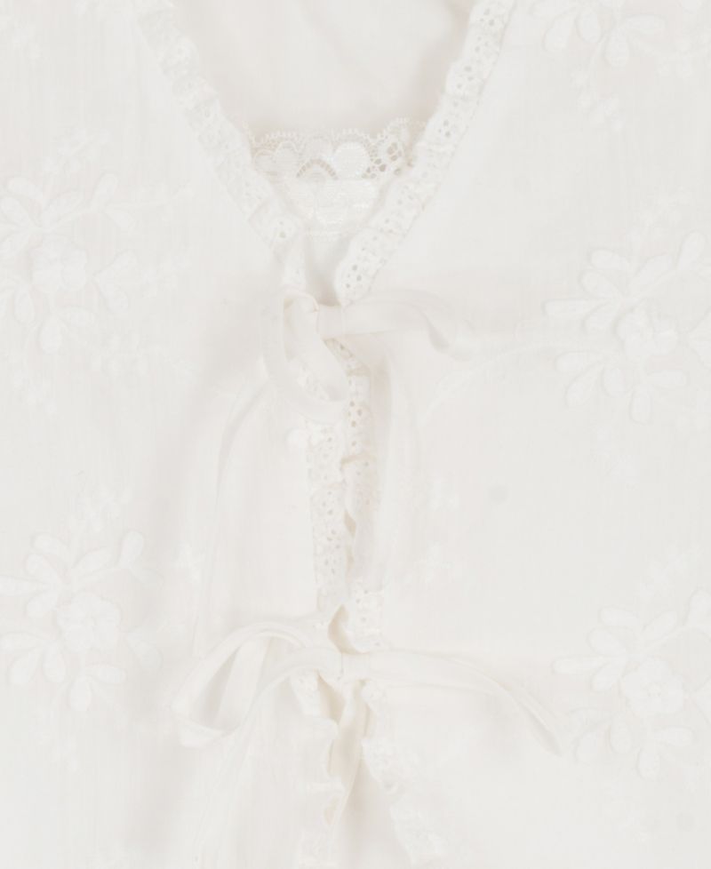 Girls' 7-12 Eyelet Vest, Cami and Floral Skort, 3-Piece Set
