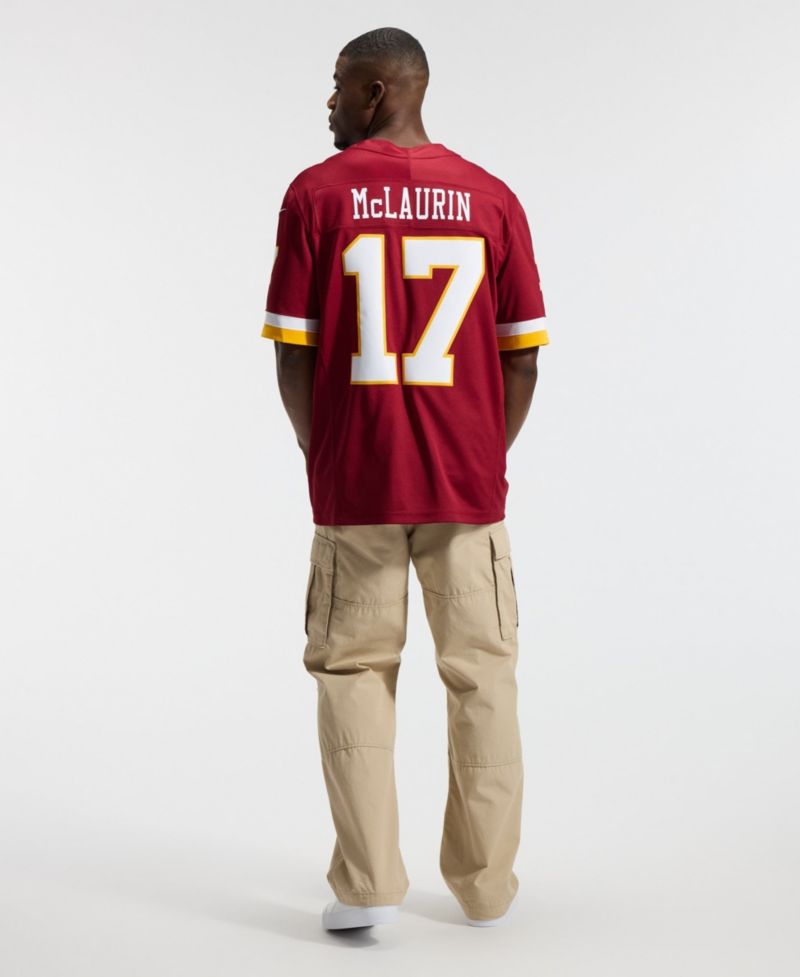 Men's Terry McLaurin Burgundy Washington Commanders Vapor F.U.S.E. Stitched Limited Jersey