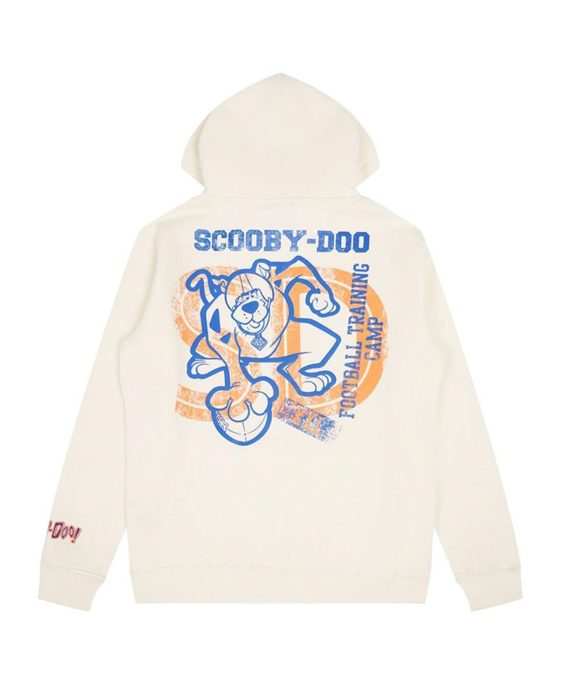 Men's Cream Scooby-Doo Training Camp Pullover Hoodie