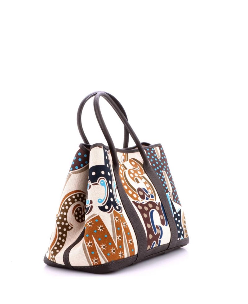 Electrique Garden Party 36 Printed Tote, 13.5"W x 10.5"H x 7"D