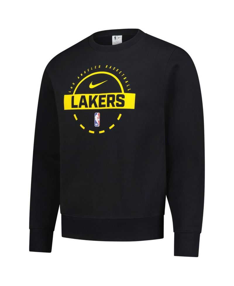 Men's Black Los Angeles Lakers 2025/26 Authentic Practice Club Sweatshirt