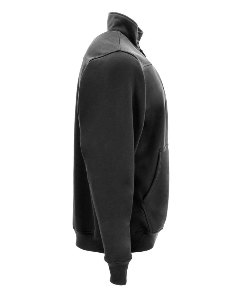Men's Quarter-Zip Sweatshirt - Insulated Work Pullover with Thermal Comfort