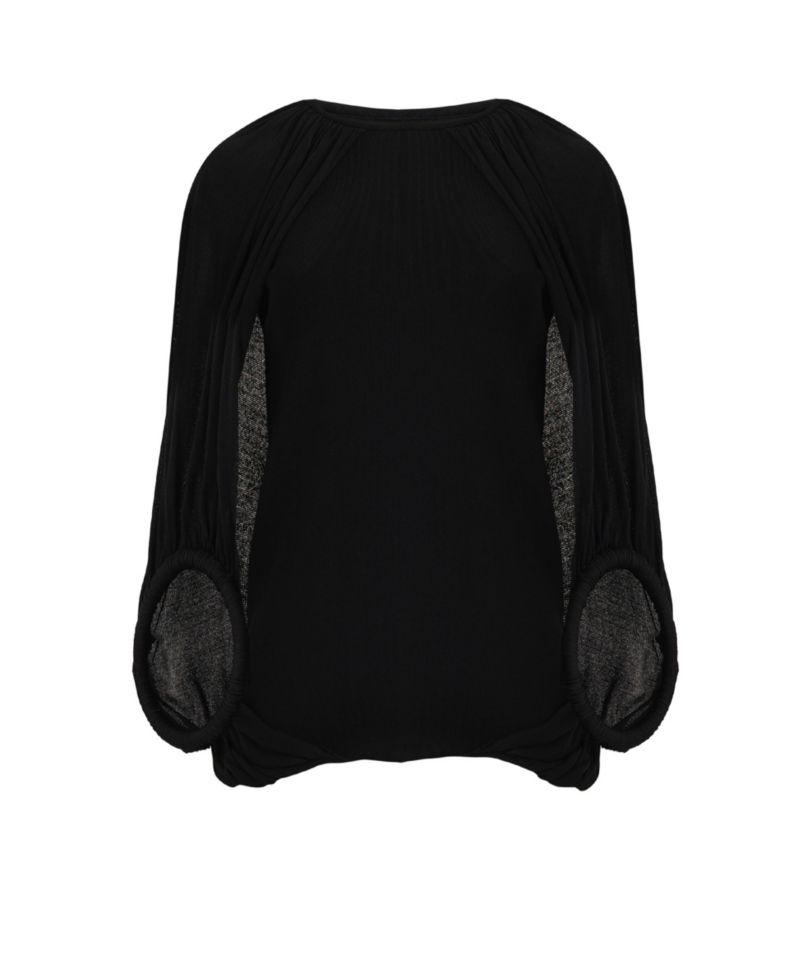 Women's Double-Hoop Knitted Top