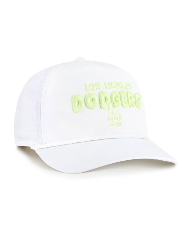 Women's White Los Angeles Dodgers Bright Side Adjustable Hitch Hat