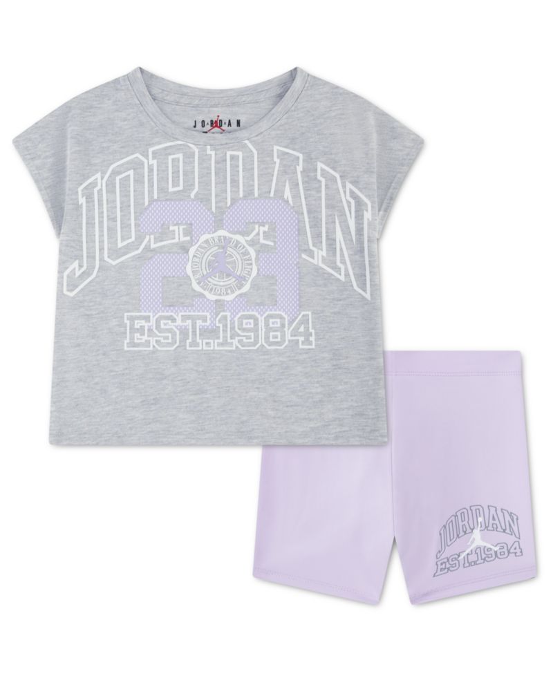 Boys' 4-6X Boxy Top and Bike Shorts, 2-Piece Set