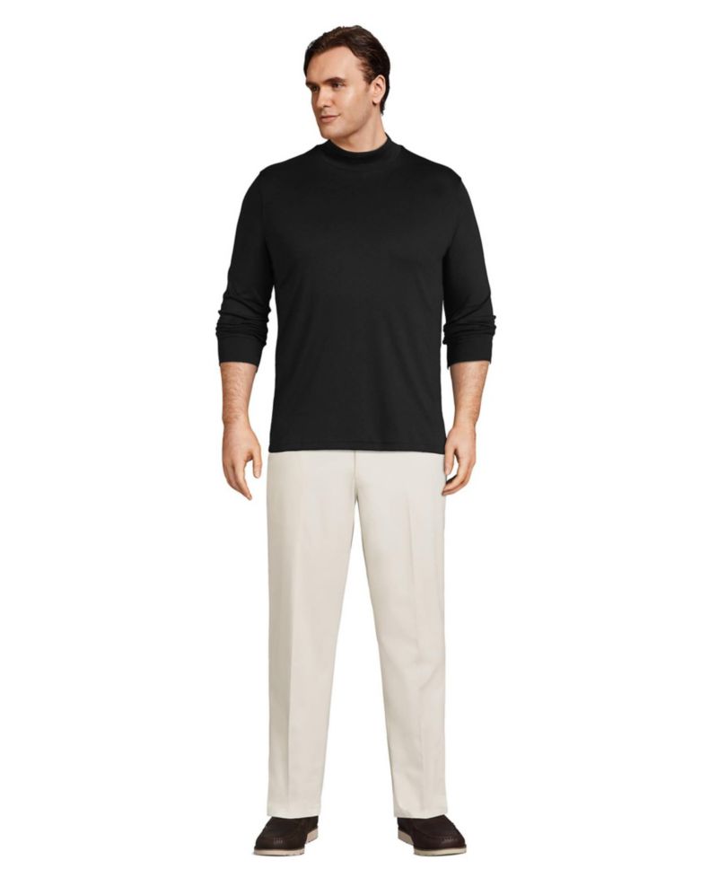 Big & Tall Cotton Supima Mock Turtleneck