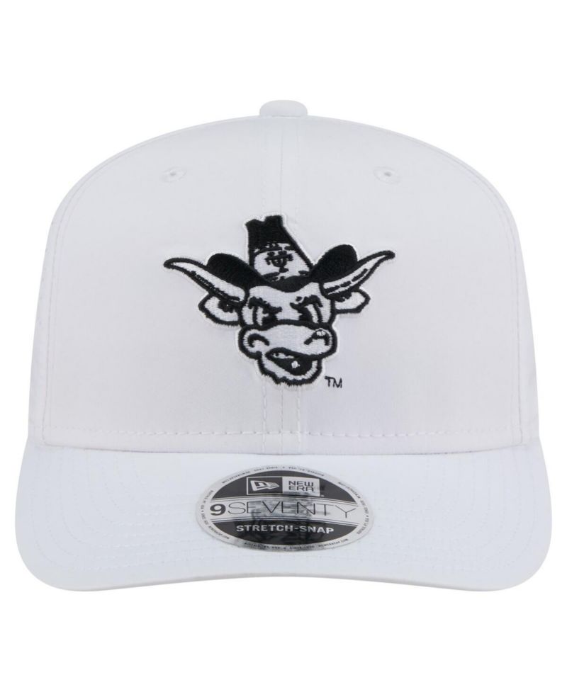 Men's White Texas Longhorns Perform Vault 9SEVENTY Stretch-Snap Hat
