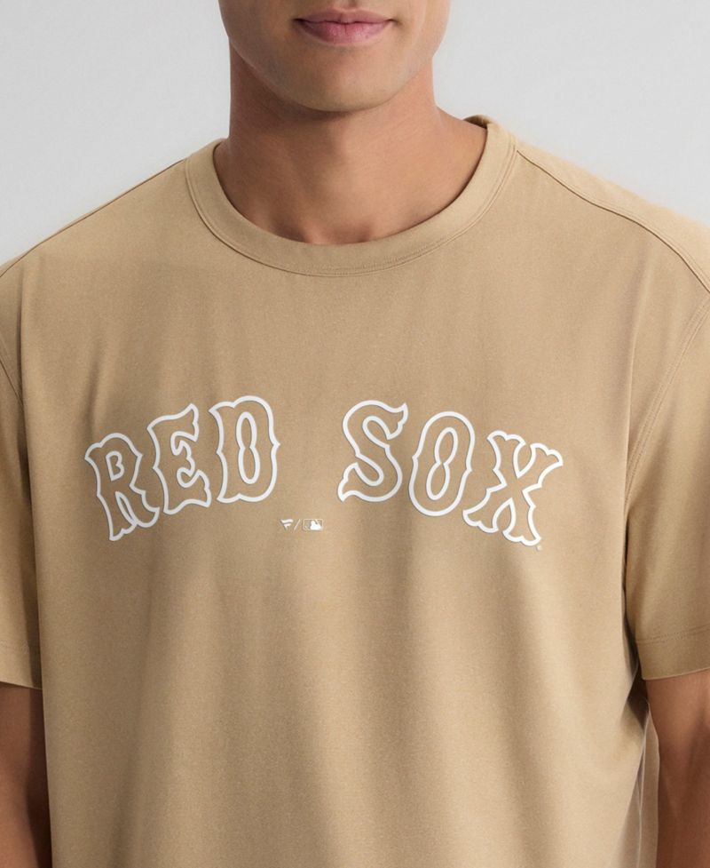 Men's Khaki Boston Red Sox Clutch Winning Edge T-Shirt