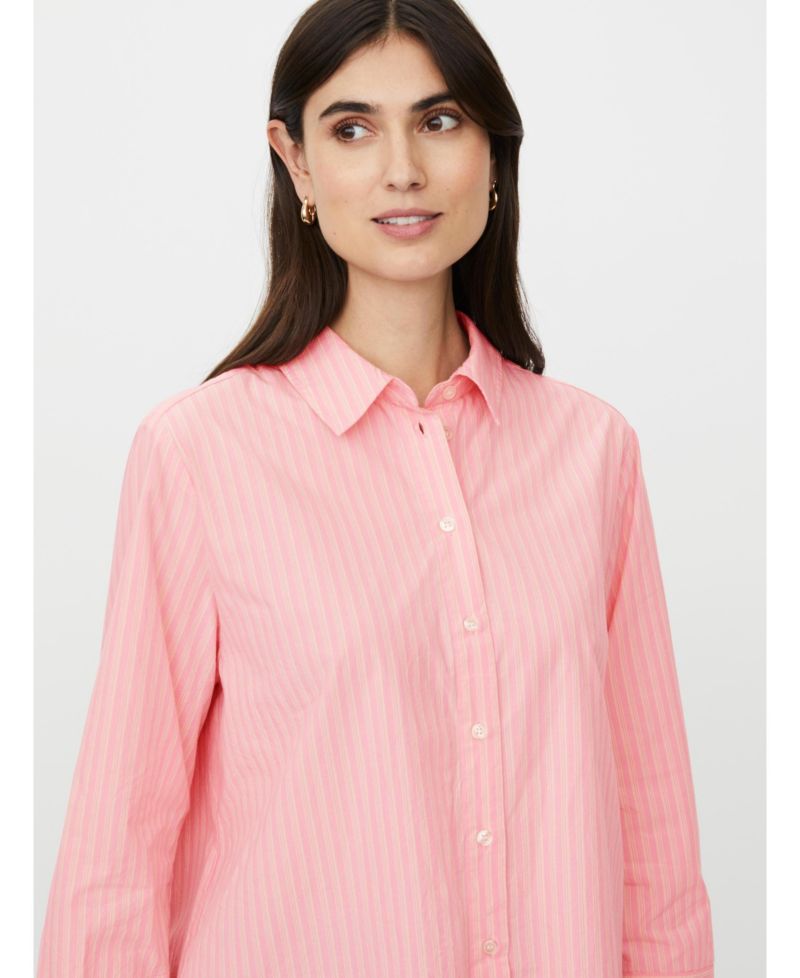 Women's MaIsalina Striped 3/4-Sleeve Button-Up Shirt