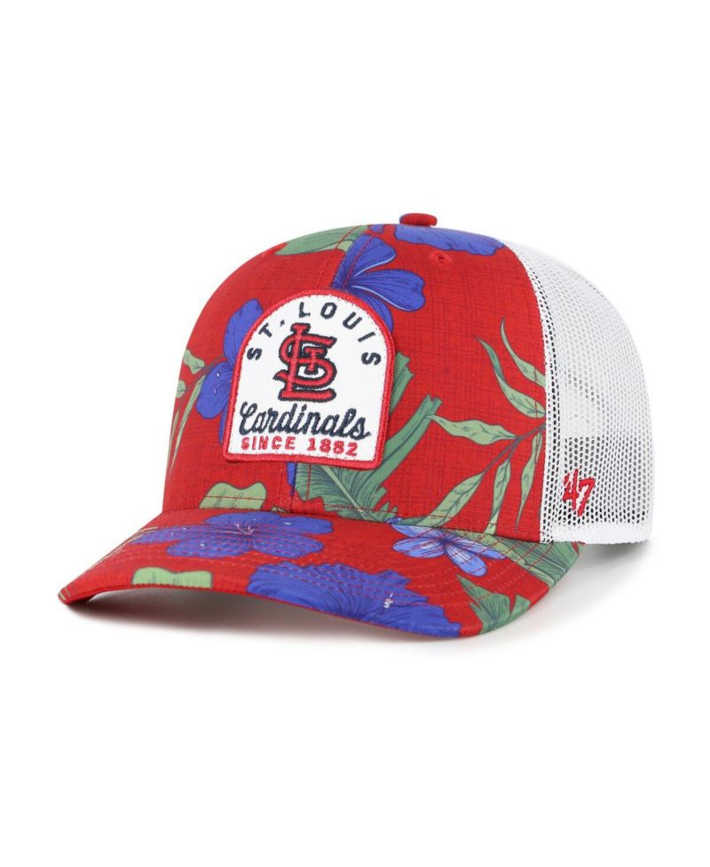 Men's Red St. Louis Cardinals Tei Beachside Adjustable Trucker Hat