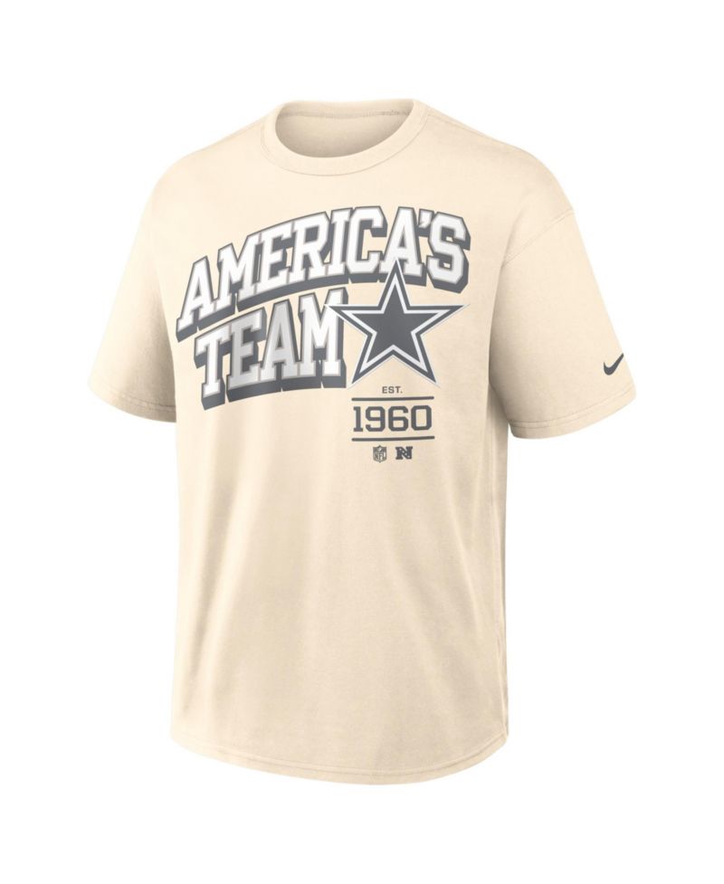 Men's Natural Dallas Cowboys Vintage Mod Blown Away Max90 T-Shirt