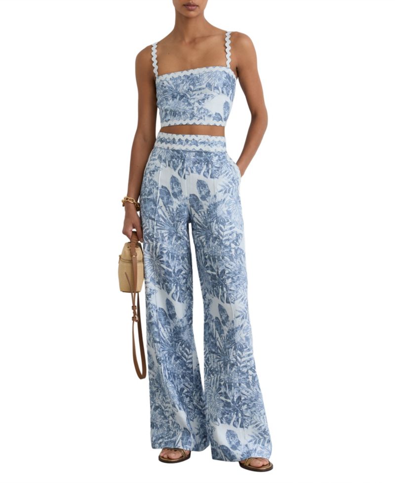 Women's Mila High-Waisted Linen Pants