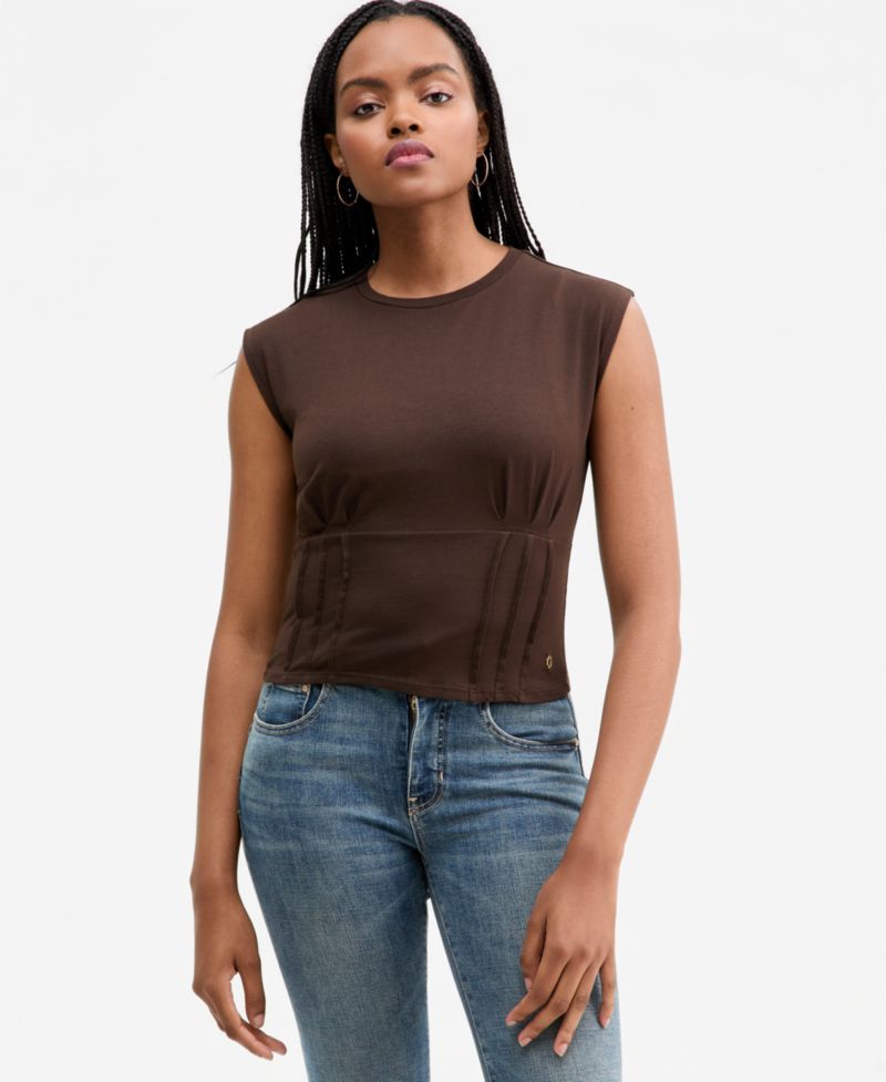 Women's Karmen Cinched Sleeveless Corset Top