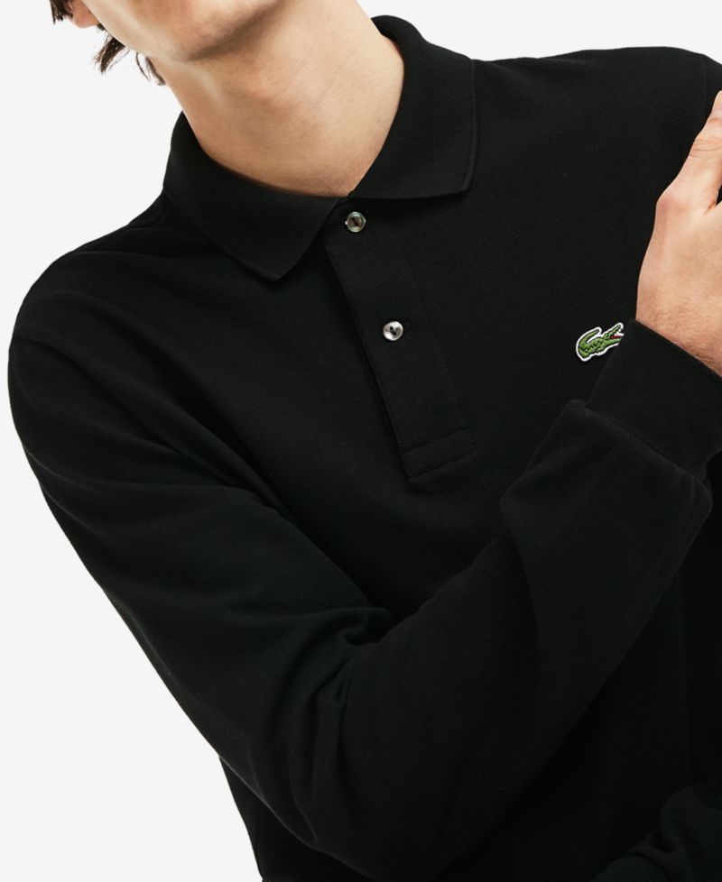 Men's Classic Fit Long-Sleeve Polo Shirt