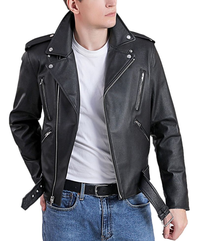 Men's Leather Urban Rider Jacket