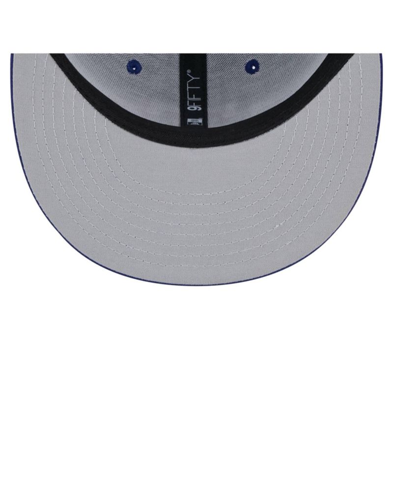 Big Boys and Girls Royal Texas Rangers 9FIFTY Trucker Snapback Hat