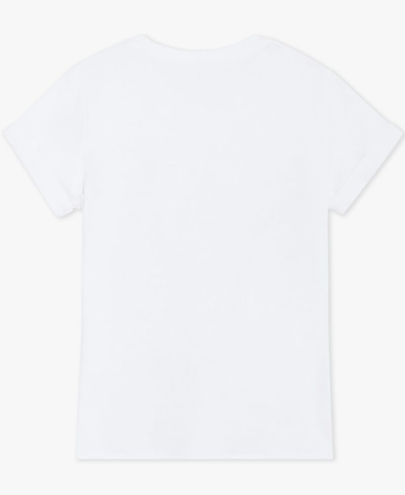Girls' 7-16 Tie-Front Crewneck T-Shirt
