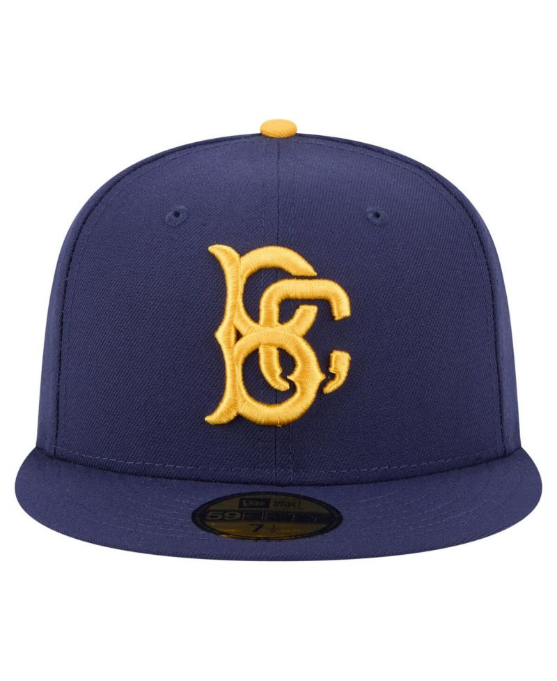 Men's Navy Brooklyn Cyclones Authentic Collection 59FIFTY Fitted Hat