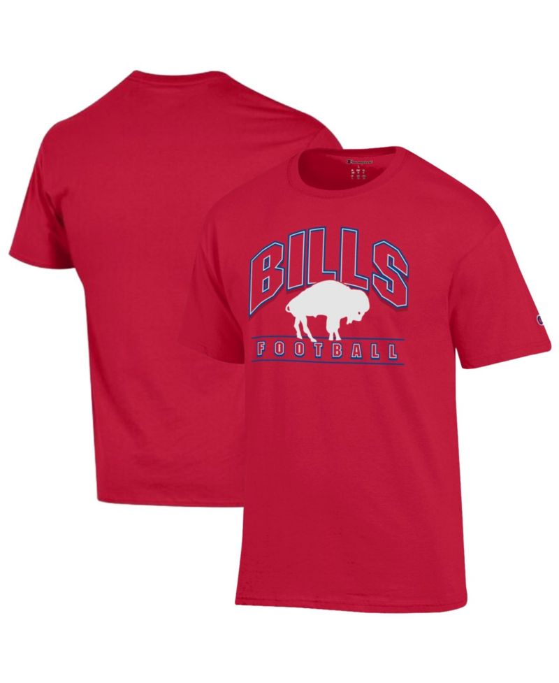 Men's Red Buffalo Bills Jersey T-Shirt