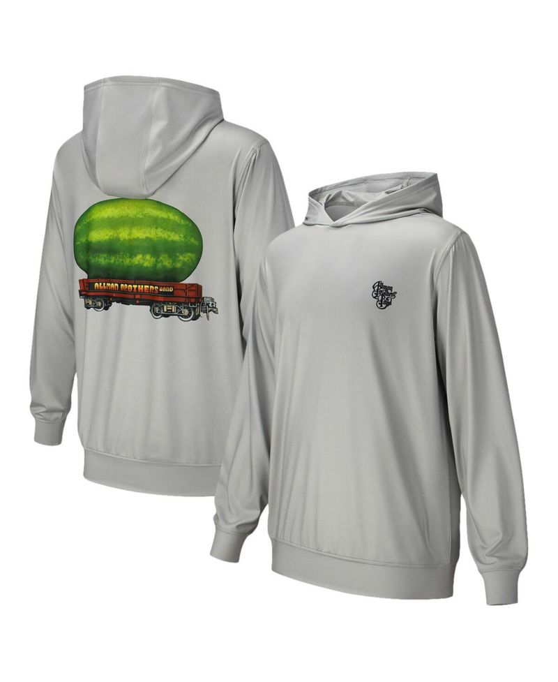 Men's and Women's Gray The Allman Brothers Band Watermelon Pullover Hoodie