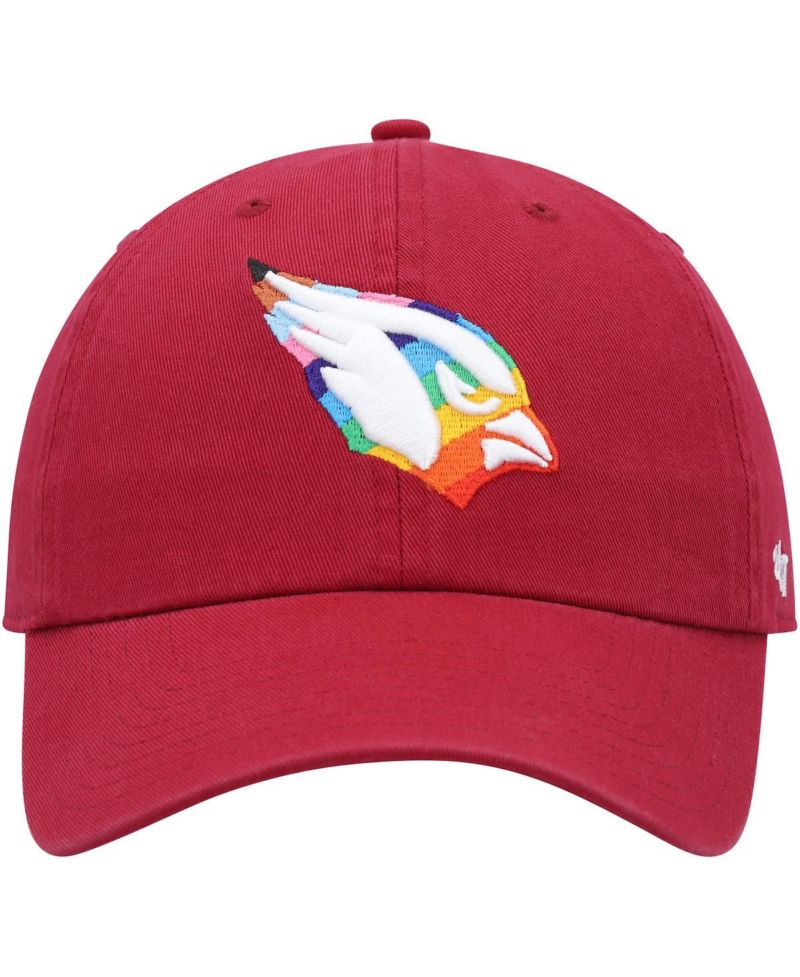 Men's Cardinal Arizona Cardinals Pride Clean Up Adjustable Hat