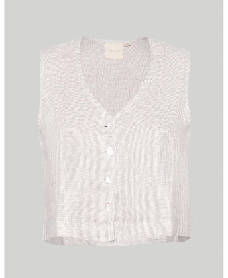 Women's Cropped vest shirt