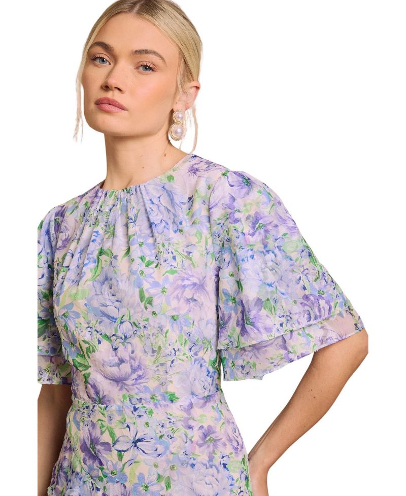 Women's Occasion Flora Jacquard Midi Dress