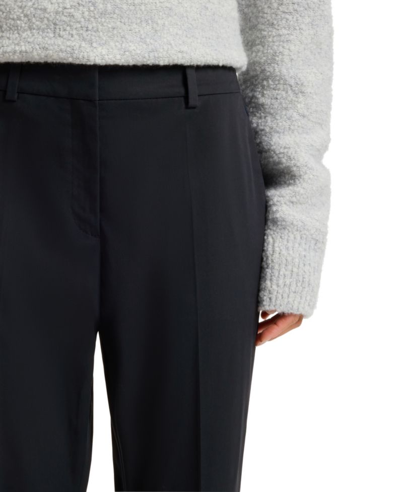 BOSS by Women's Stretch-Cotton Twill Regular-Fit Trousers