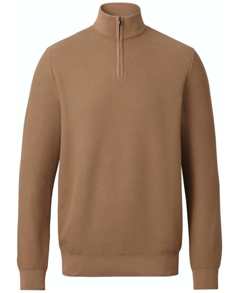 Men's Honeycomb Regular-Fit Knit Sweater