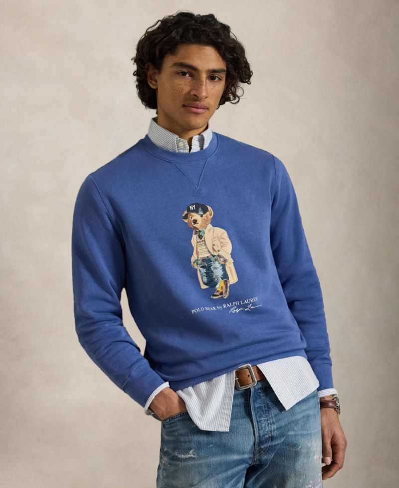 Men's Polo Bear Fleece Sweatshirt