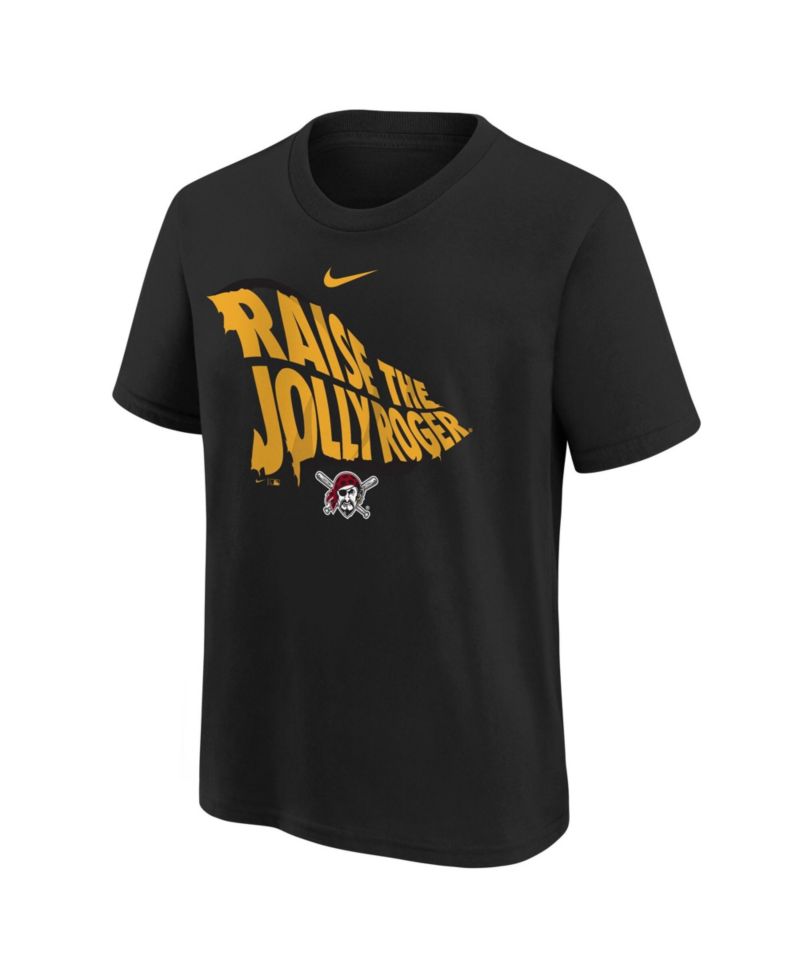 Big Boys and Girls Black Pittsburgh Pirates Hometown Collection T-Shirt