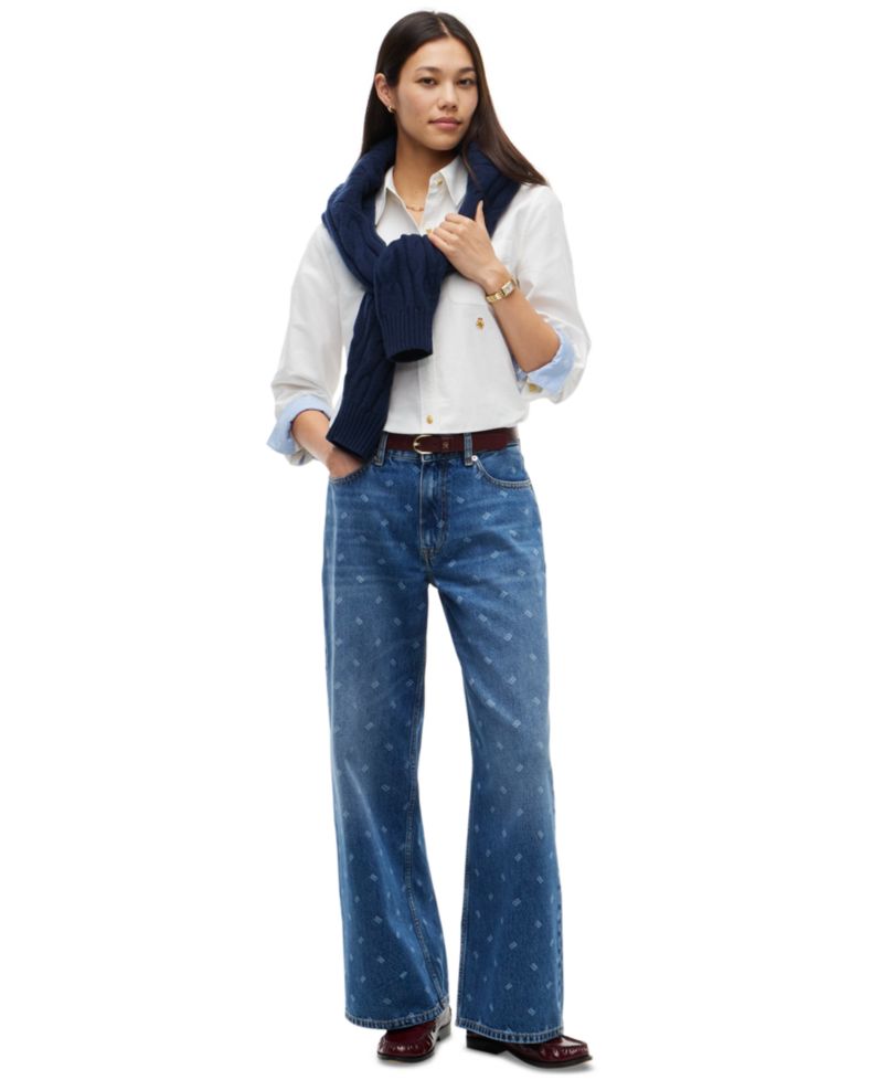 Women's American Icons High-Rise Wide-Leg Jeans
