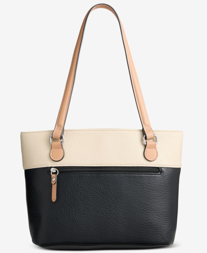 Colorblock Pebble Tote