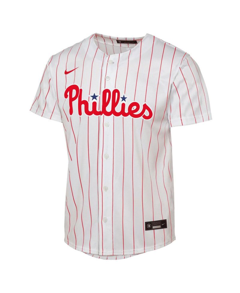 Big Boys and Girls Bryce Harper White Philadelphia Phillies Home Replica Player Jersey